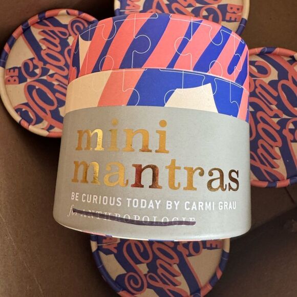 NWT ANTHROPOLOGIE set of 2 Mini Mantra Puzzles 🧩 NIB - Picture 4 of 5